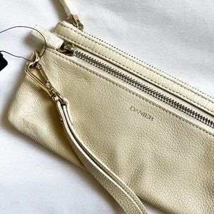 Danier Hannah Wristlet (Bone)